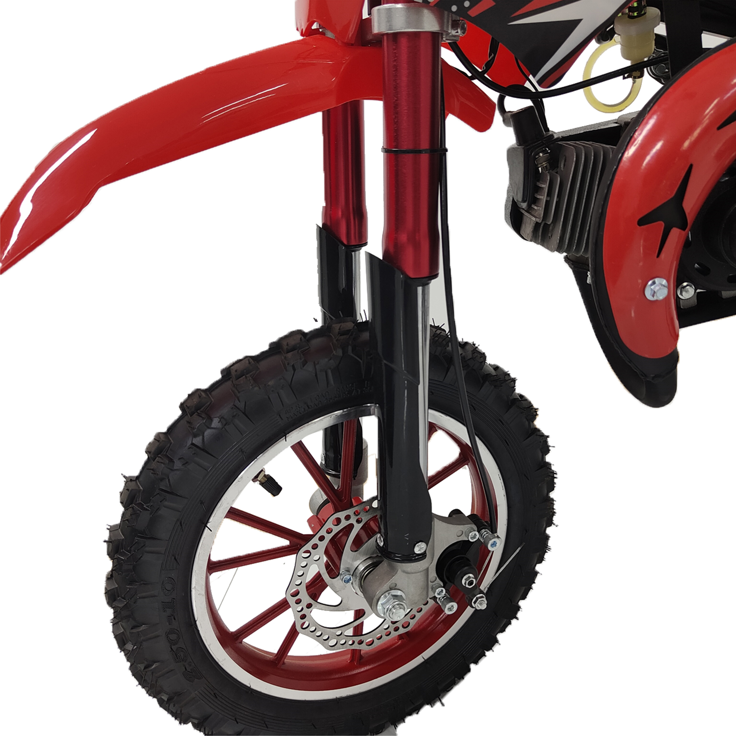 49cc-2-Stroke-Mini-Dirt-Bike-PCA01-&ndash;Inverted-front-shock-absorption
