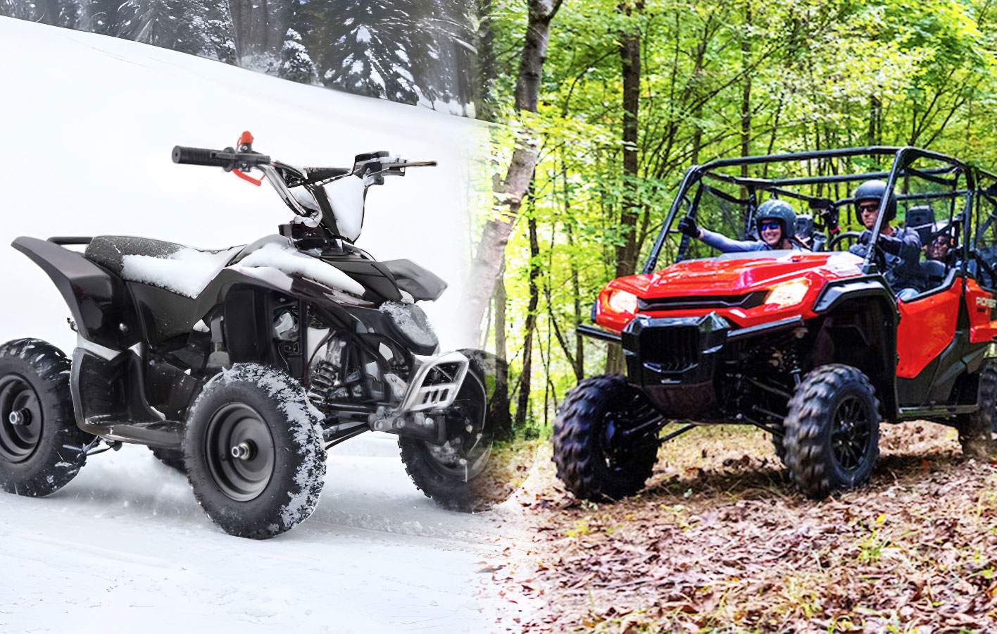 A Detailed Comparison between ATV And UTV