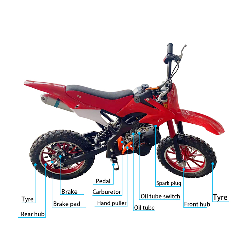 49cc-2-Stroke-Mini-Dirt-Bike-PCA01-&ndash;Structure1