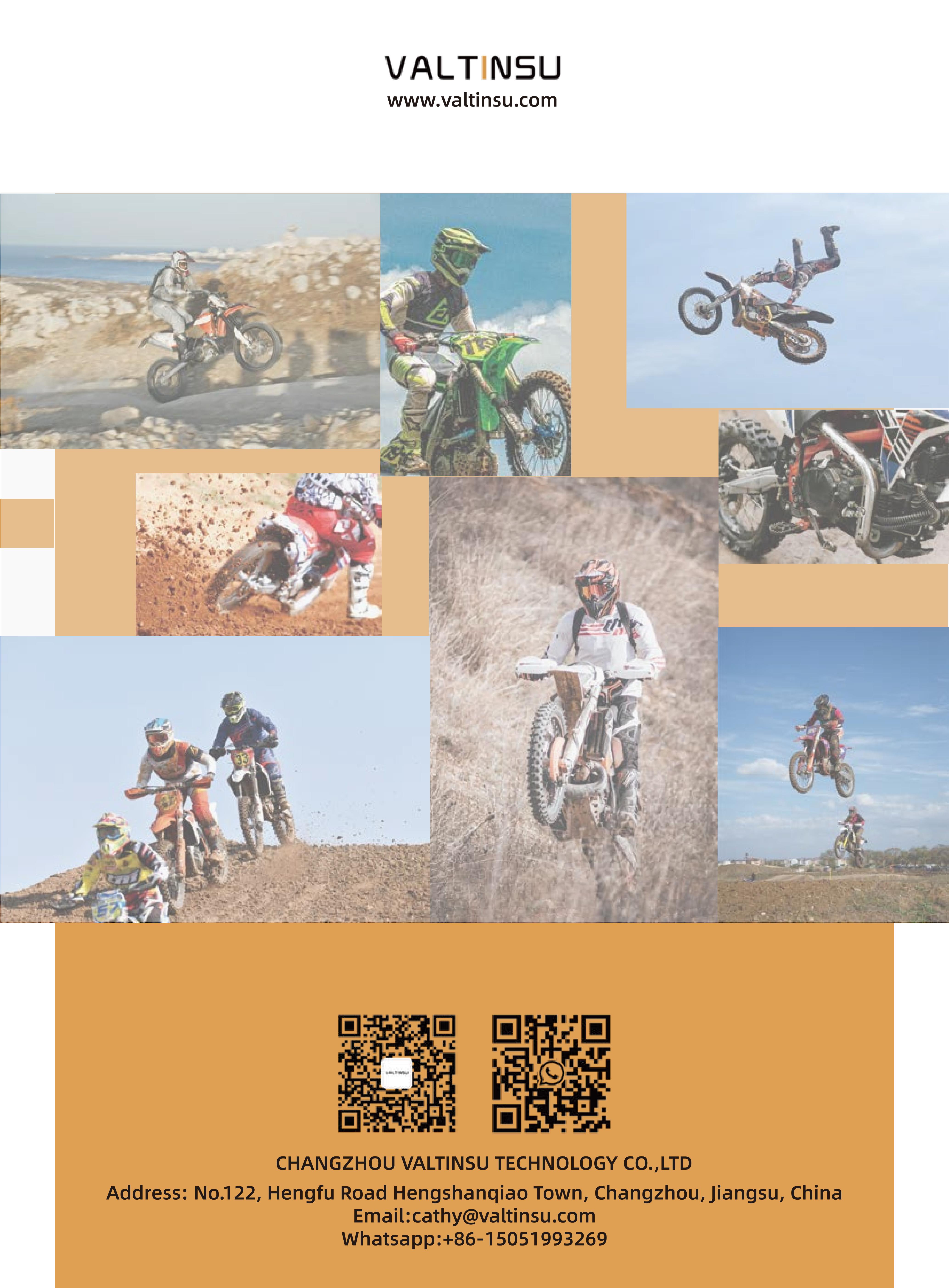 Electric off-road motorcycle catalog