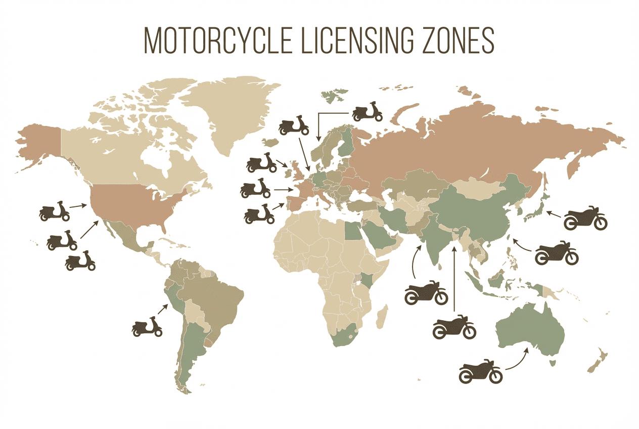 125cc dirt bike highway laws by country